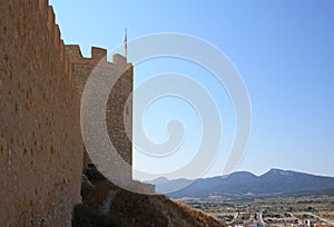 Spanish castle Castalla, Alicante.