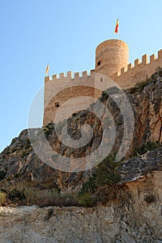 Spanish castle Castalla, Alicante.