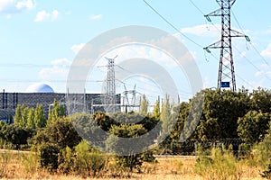 Spanish Central nuclear de Almaraz in the Extremadura photo