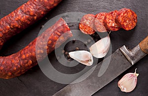 Spanish chorizo.