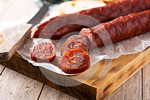 Spanish chorizo sausage