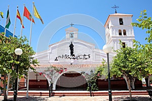 Spanish church on the Costa de