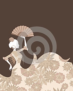 Spanish classic dancer