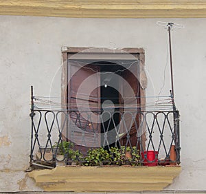 A Spanish Colonial Building in Havana, Cuba