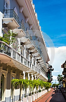 Spanish colonial house in Casco Viejo, Panama City