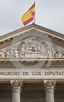 Spanish Congress of Deputies Building, Madrid, Spain