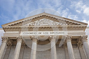 Spanish Congress of Deputies Building, Madrid, Spain