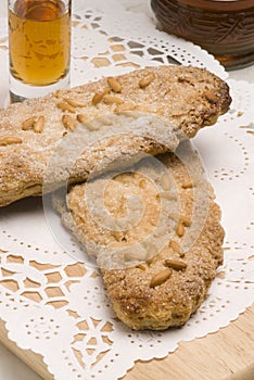 Spanish cuisine. Pastry made with pork rinds. photo