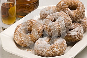 Spanish cuisine. Sweet fritters. photo