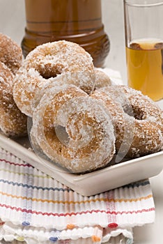 Spanish cuisine. Sweet fritters. photo