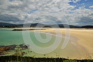 Spanish destination, Galicia, north-west region, Foz beach photo