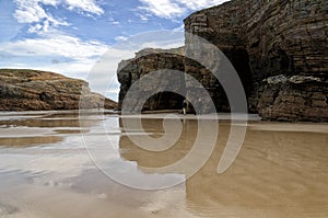 Spanish destination, Playa de las catedrales photo