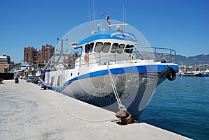 Spanish fishing boat, Fuengirola.