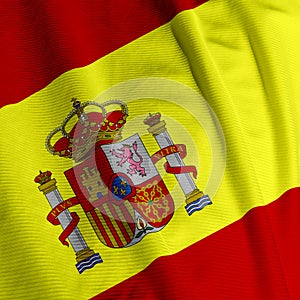 Spanish Flag Closeup