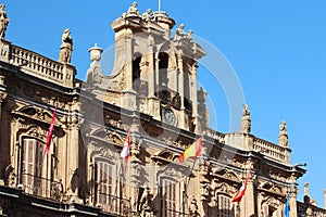 The Plaza Mayor, Salamanca, Spain photo