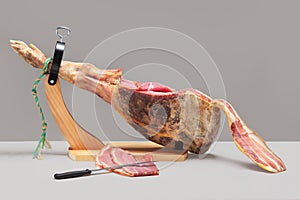 Spanish ham. Jamon Serrano