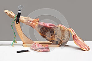 Spanish ham. Jamon Serrano