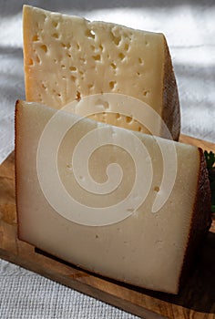 Spanish hard manchego, cow, sheep and goat cheese