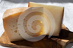 Spanish hard manchego, cow, sheep and goat cheese