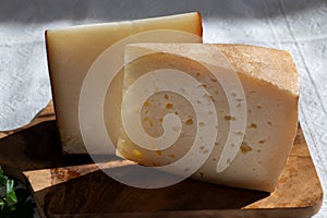 Spanish hard manchego, cow, sheep and goat cheese