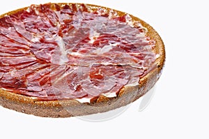 Spanish iberian ham.