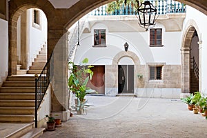 Spanish interior courtyard