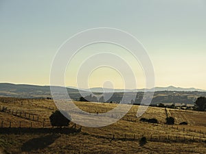 Spanish landscape of fields