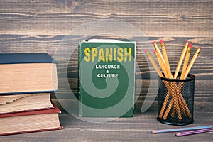 Spanish language and culture concept