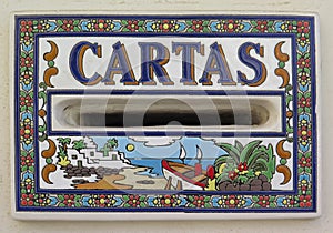 Spanish letter box photo