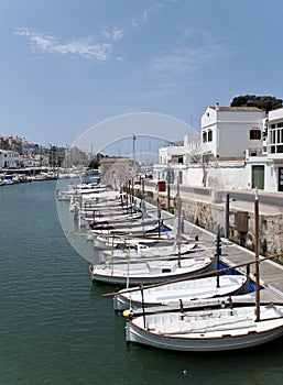 Spanish menorca marina
