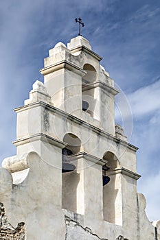 Spanish Mission Bell Wall - San Antonio, Texas