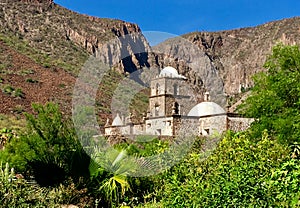 A Spanish Mission Church Outside Loreto, Mexico