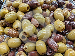 Spanish mixed olives oiled and packed