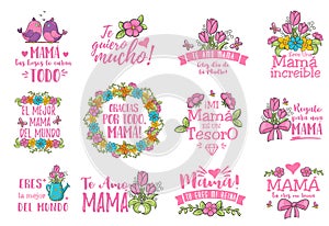 Spanish mother day greeting