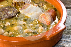 Spanish mountain stew. cocido montaï¿½ï¿½s