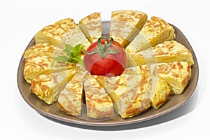 Spanish omelette photo