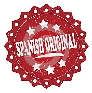 Spanish original grunge stamp