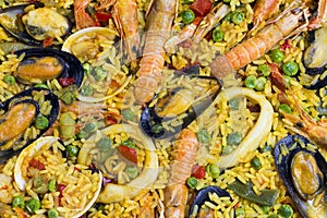 Spanish Paella background