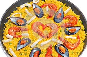 Spanish paella photo