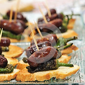 Spanish pinchos photo