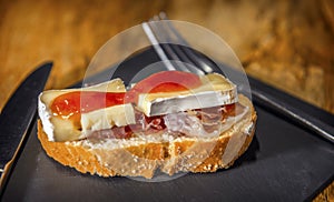 Spanish pintxo or pincho, montadito and tapas, from Basque Count photo