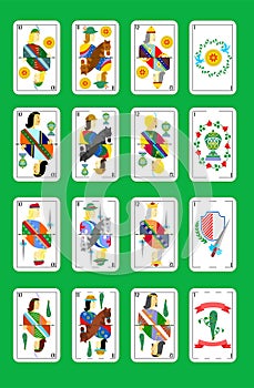 The spanish playing cards