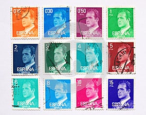 Spanish postage stamps