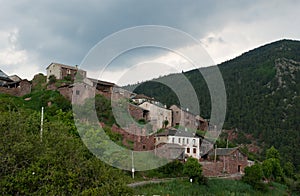 Spanish Rubio village in the Pyrenees photo