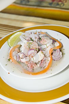 Spanish seafood salad San Luis San Andres I photo