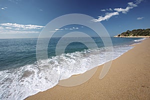 Spanish seaside in summer