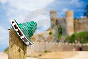 Spanish sombrero in Tossa de Mar photo