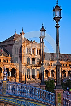 Spanish Square in Sevilla, Spain