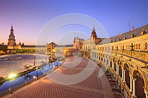 Spanish Square of Seville, Spain