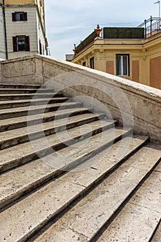 Spanish Steps in Piazza di Spagna in Rome, Italy